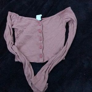 Light pink crop- top